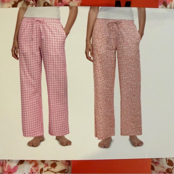 GAP Woven Cotton Pajama Pants Set NEW - Picture 2 of 8